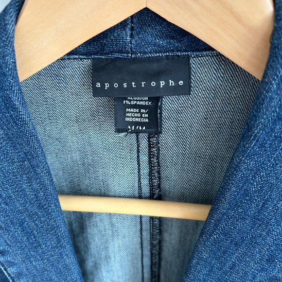 Apostrophe Denim Jacket - Picture 4 of 9